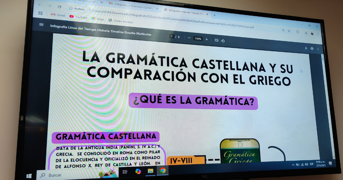 La Gramática Castellana en Comparación con la Gramática Griega