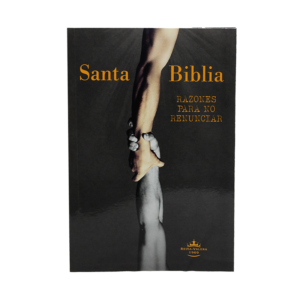 Biblia Misionera Reina Valera 1960 Razones Para No Renunciar Mediana Rústica Negro Amarillo
