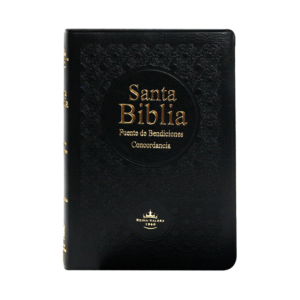 Santa Biblia Fuente de Bendiciones con Índice RVR 1960 Negra